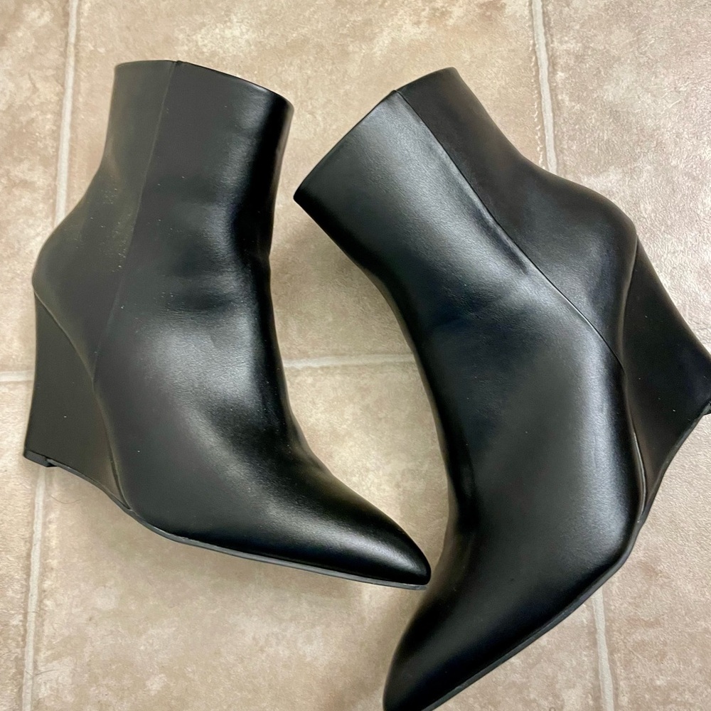 Sleek Black Ankle Boots